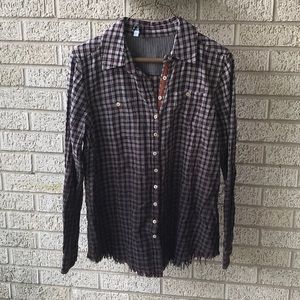 Johnny Was 3J Workshop Button Down Shirt